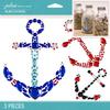 Anchors Bling Dimensional Stickers - Jolees