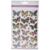 Butterfly Frenzy - MultiCraft Foil Laser Embossed Stickers