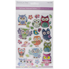 Owl Mania - MultiCraft Foil Laser Embossed Stickers