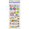 Here, Kitty Kitty - MultiCraft Classic Theme Clear Stickers