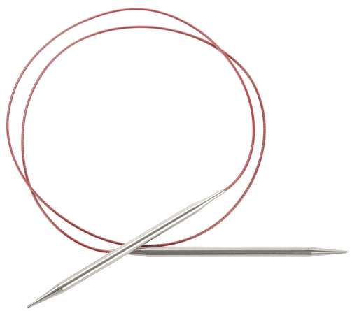 ChiaoGoo Red Circular Knitting Needles 12-Size 8/5mm