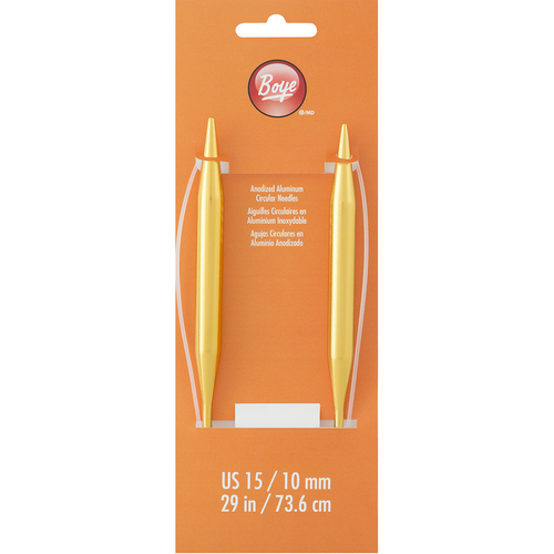 Boye > Size 15/10mm - Circular Aluminum Knitting Needles 29: A Cherry On  Top