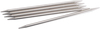 Size 0/2mm - Double Point Stainless Steel Knitting Needles 6" 5/Pkg