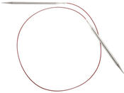 Size 0/2mm - Red Lace Stainless Steel Circular Knitting Needles 32"