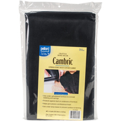 Black - Cambric Fabric For Upholstery 36"X5yd