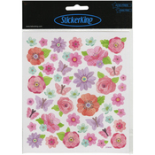 Pink Peonies - Multicolored Stickers