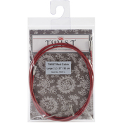 Large - TWIST Red Lace Interchangeable Cables 37"