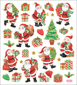 Santa's Jobs - Multicolored Stickers