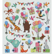 Animal Party - Multicolored Stickers