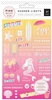 Summer Lights Word Jumble Stickers - Pink Paislee