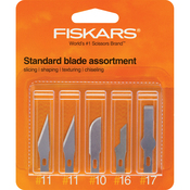 Fiskars Standard Blade Assortment 5/Pkg
