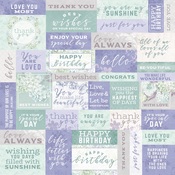 Well Wishes Lilac Whisper Double-Sided Cardstock 12"X12" - KaiserCraft