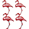 Flamingo - Eyelet Outlet Shape Brads 12/Pkg