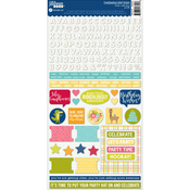 Souper Celebration Cardstock Stickers 6"X12"