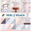 Peri & Peach, 12 W/Rose Gold - DCWV Paper Stack Double-Sided 12"X12" 36/Pkg