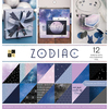 Zodiac, 12 W/Holographic Foil - DCWV Paper Stack Double-Sided 12"X12" 36/Pkg
