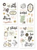 Beautiful 4 x 6 Sticker Sheets - Simple Stories