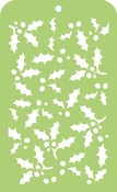 Holly Leaves Template - KaiserCraft