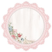 Lace Frame Die Cut Paper - Rose Avenue - KaiserCraft