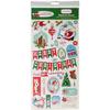 A Very Merry Christmas Chipboard Stickers - Carta Bella