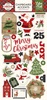 A Perfect Christmas Chipboard Stickers - Echo Park