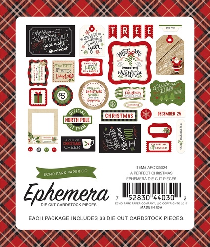 Echo Park - Christmas Salutations No. 2 - Ephemera