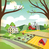 Farm Land Paper - Country Kitchen - Carta Bella