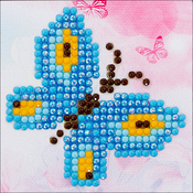 Butterfly Sparkle - Diamond Dotz Diamond Embroidery Facet Art Kit 4.75"X4.75"