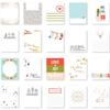 December Days Gold Foiled Journaling Cards - Pinkfresh
