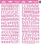Bubblegum Abigail Alpha Stickers - Doodlebug