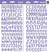 Lilac Abigail Alpha Stickers - Doodlebug