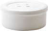 White - Small - Button Shaped Storage Box 3.25"
