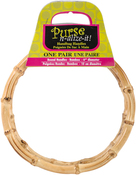 Natural - Bamboo Handbag Handles 6" Round 2/Pkg