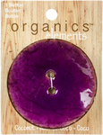 Purple - Organic Elements-Coconut Buttons 2-1/2" 1/Pkg