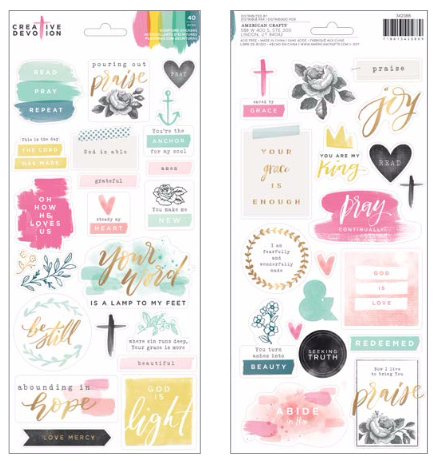 Devotion Quarter Boxes Stickers for Bible Journaling – Crafts Delight