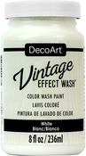 White - Vintage Effect Wash Paint 8oz