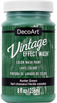 Hunter Green - Vintage Effect Wash Paint 8oz