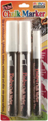 White - Chisel, Broad & Fine Tip - Bistro Chalk Marker Assorted Tips 3/Pkg