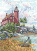 9"X12" 14 Count - Eagle Harbor Light Counted Cross Stitch Kit