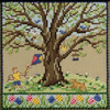 5.25"X5.25" 14 Count - Spring Oak Counted Cross Stitch Kit