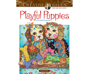 Playful Puppies Coloring Book - Dover Publications
