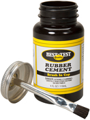 4oz - Best-Test Rubber Cement "Brush-In-Cap"