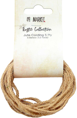 Needloft Novelty Craft Cord 20yd Metallic Gold