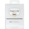 Ledger - Project Life 3"X4" Cards 100/Pkg