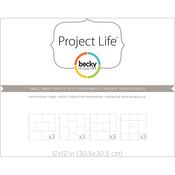 Small Variety Pack 6 - Project Life Photo Pocket Pages 12/Pkg