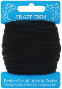 Black - Craft Yarn 20yd