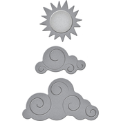Sun & Clouds - Spellbinders Shapeabilities Die D-Lites