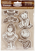 Toy Shop - Stamperia Cling Stamp 5.5"X7"