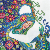 12"X12" 14 Count - The Embrace Counted Cross Stitch Kit