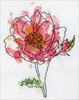 8"X10" 14 Count - Pink Floral Counted Cross Stitch Kit